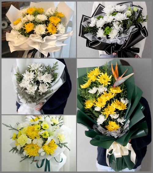 广东清远市佛冈县高岗镇三联村白事花束代送
